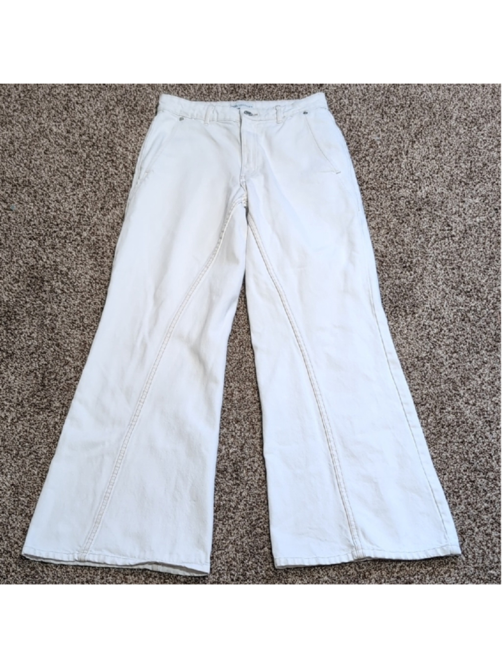 Zara Wide-Leg Flare Jeans Size 4